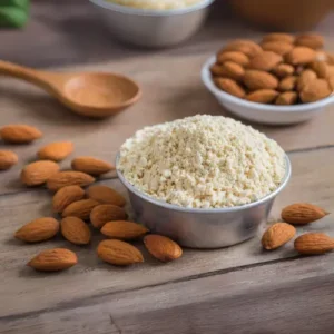 Compra harina de almendra natural, sin gluten y rica en nutrientes. Ideal para recetas saludables, repostería keto y dietas bajas en carbohidratos.